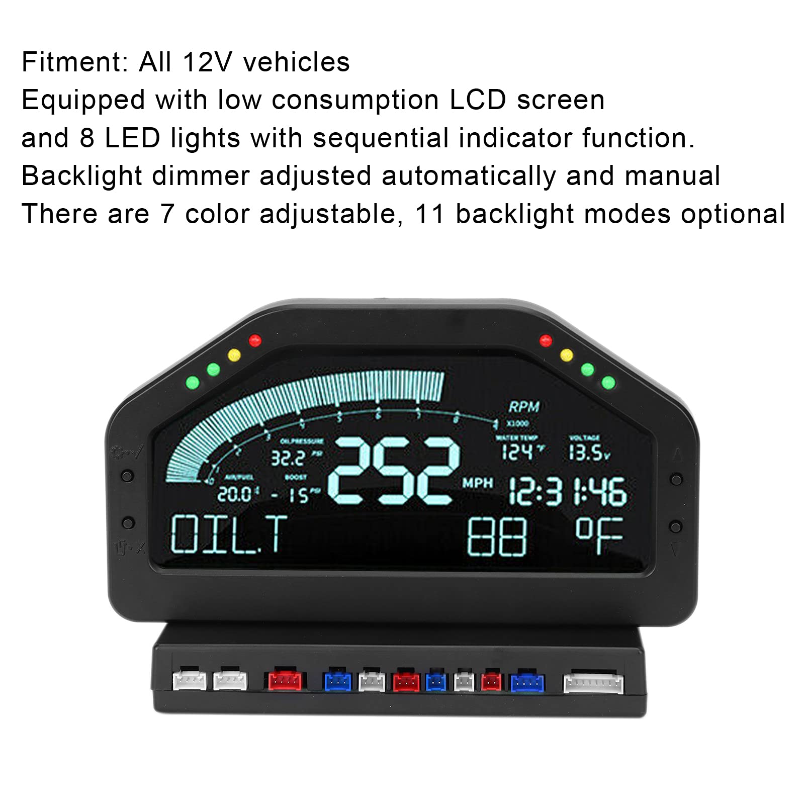 Amazon | ダッシュボードセンサー、レースダッシュディスプレイ